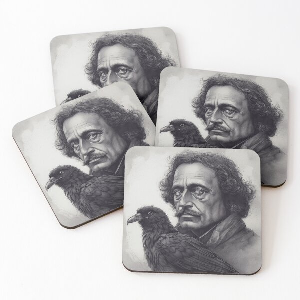 Item preview, The Raven and Edgar Allen Poe designed and sold by Salem3one.