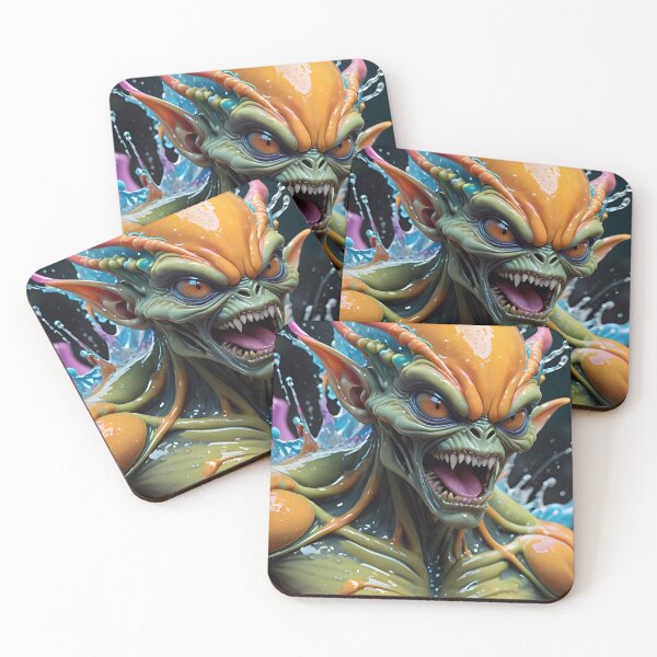 Artikelvorschau, Alien Space Invader Paint Splash entworfen und verkauft von TheArtOfPat.