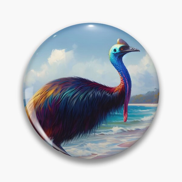 Item preview, Cassowary Art | Cassowary Lovers designed and sold by ksgraphics222.