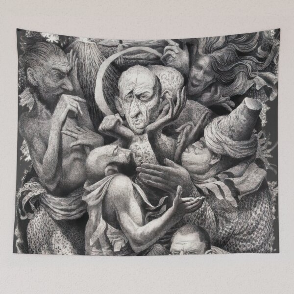 Item preview, Job and His Friends by Oliver Grimley designed and sold by O Grimley.