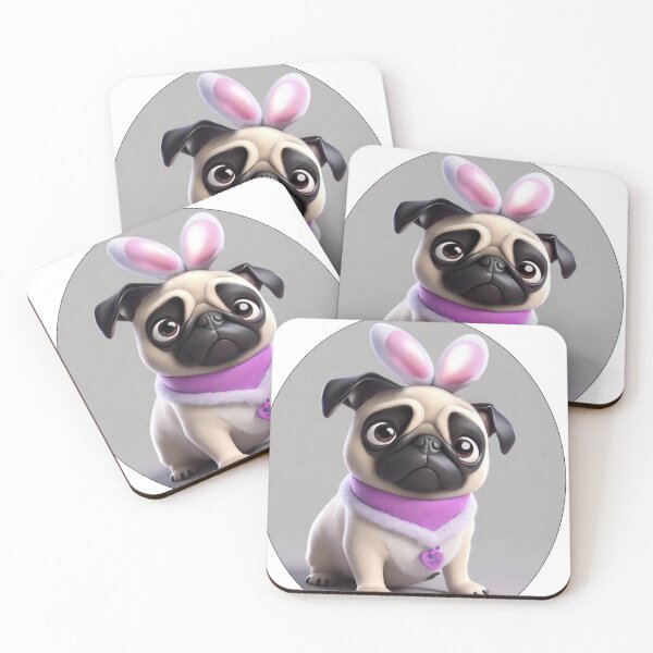 Item preview, Trixie the easter Pug designed and sold by JLFInspArt.