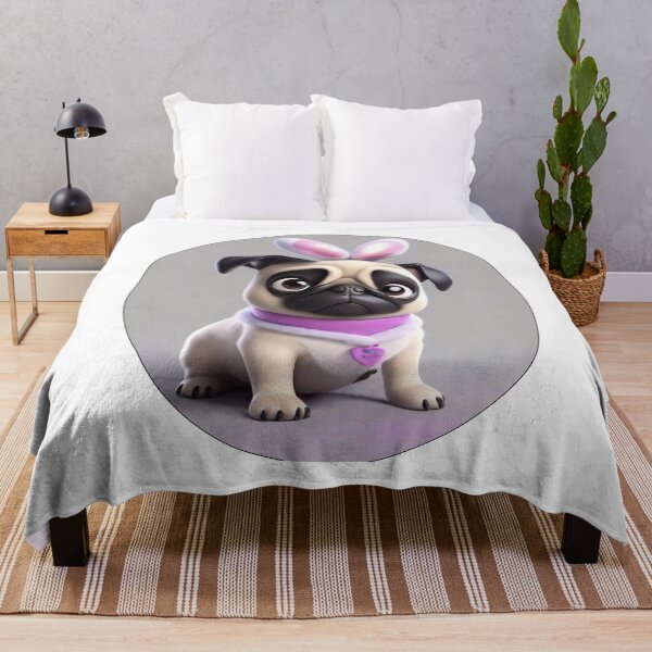 Item preview, Trixie the easter Pug designed and sold by JLFInspArt.