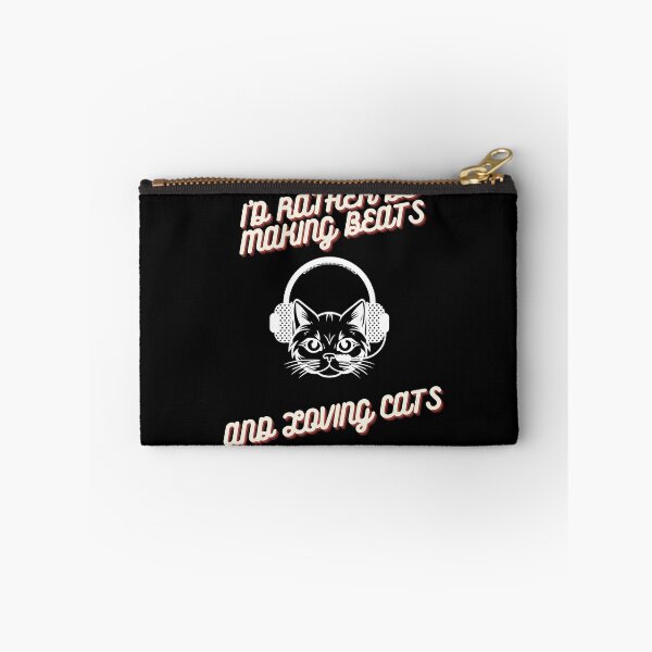 Item preview, I'd rather be making beats abd loving cats designed and sold by JuniperusArt.