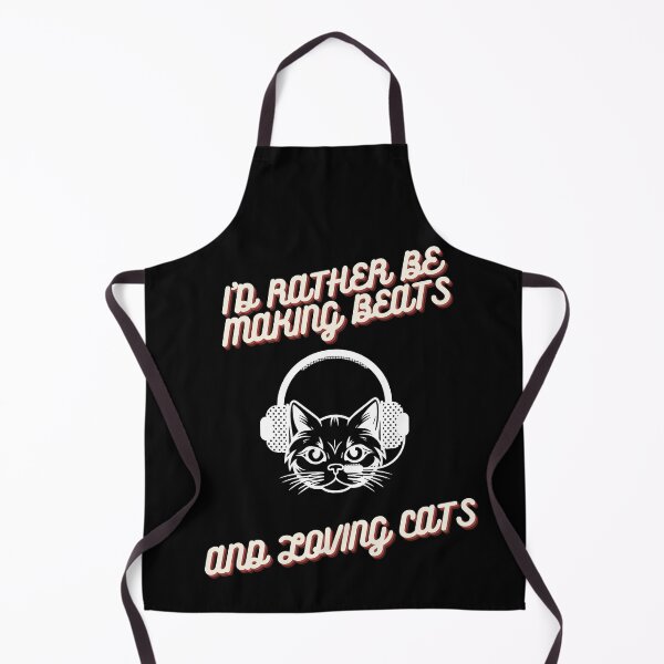 Item preview, I'd rather be making beats abd loving cats designed and sold by JuniperusArt.
