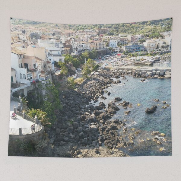 Item preview, Acicastello Castle panorama to beach designed and sold by foxxya.