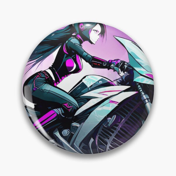 Item preview, Purple bikergirl designed and sold by BADESIGNZZ.