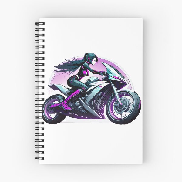 Item preview, Purple bikergirl designed and sold by BADESIGNZZ.