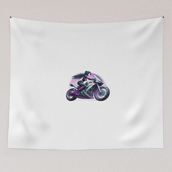 Item preview, Purple bikergirl designed and sold by BADESIGNZZ.