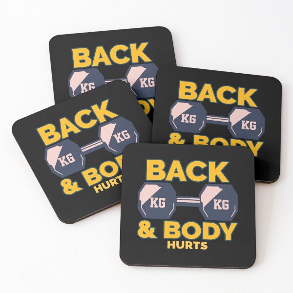 Item preview, Copy of Funny Gym Quote Workout Memes Back And Body Hurts Gym Memes designed and sold by ArabCorner.