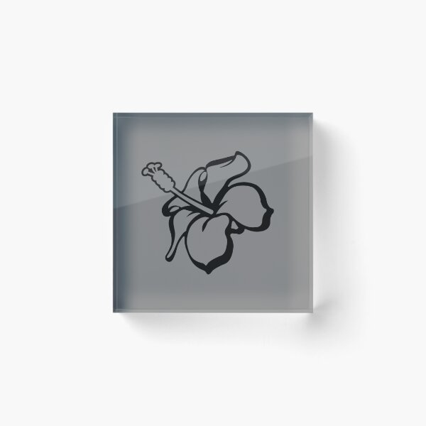Item preview, Hibiscus in Black designed and sold by Radial Designs.