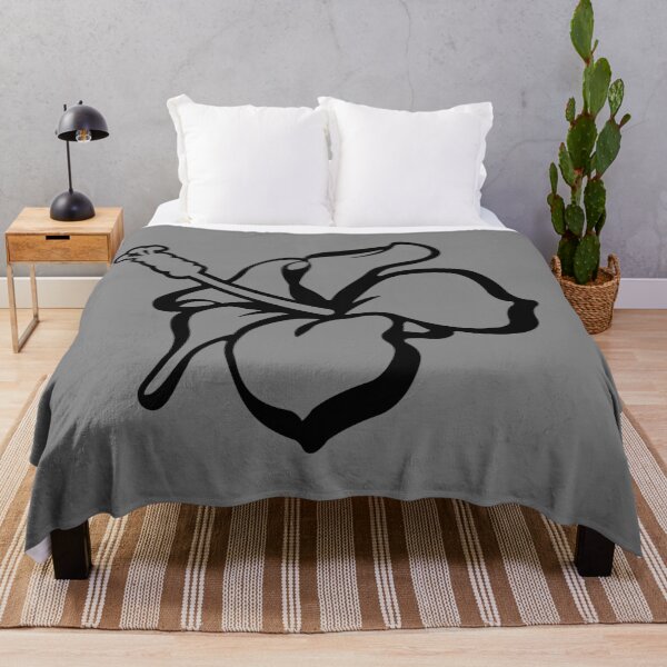 Item preview, Hibisco en negro designed and sold by Radial Designs.