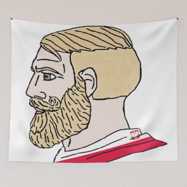 Item preview, Yes Chad - Poland designed and sold by AztecaPixels.
