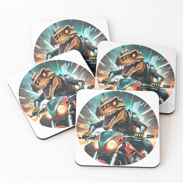 Item preview, T-Rex on a Motorcycle designed and sold by BADESIGNZZ.