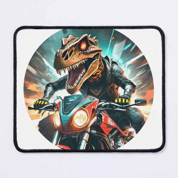 Item preview, T-Rex on a Motorcycle designed and sold by BADESIGNZZ.