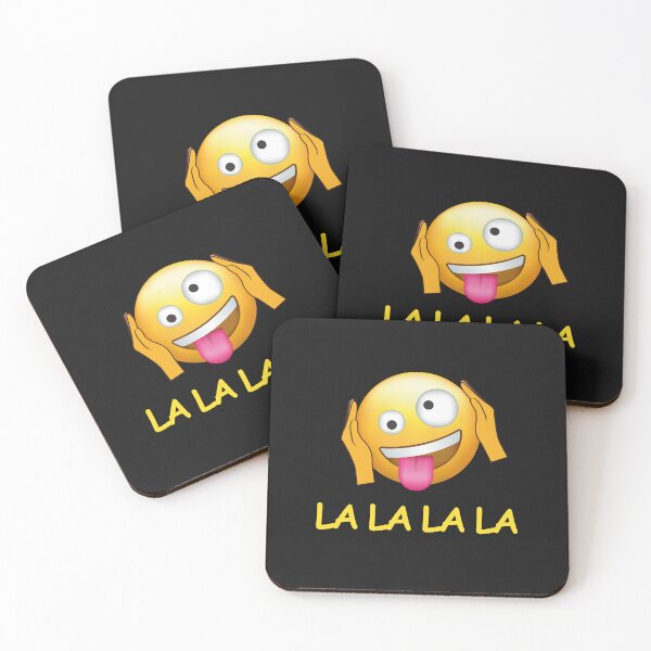 Item preview, Crazy Face La La La La Can't Hear You  Funny Graphic Design designed and sold by CoolUniqueNovel.