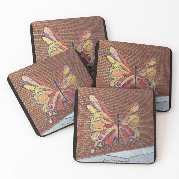 Item preview, Butterfly Mural on Brick Wall designed and sold by David Vanderwyst.