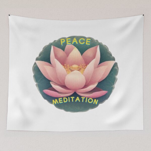 Item preview, The flower of peace and meditation. designed and sold by josiasalves65.