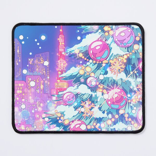 Item preview, Christmas Tree and night Tokyo city  designed and sold by AnGoArt.