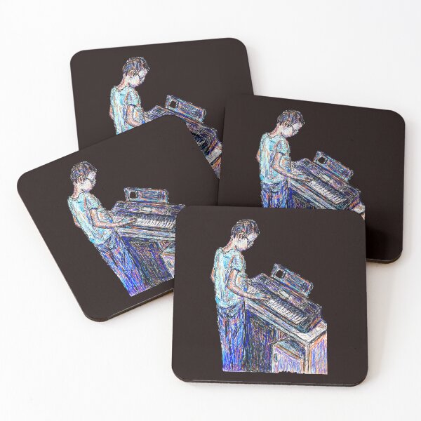 Item preview, A boy playing the on keyboard designed and sold by SHARON NAKAR.