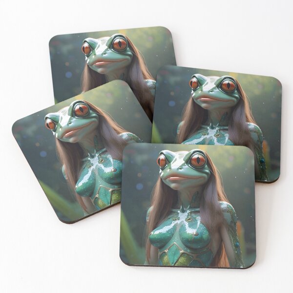 Item preview, The Alien Frog Princess designed and sold by TheArtOfPat.