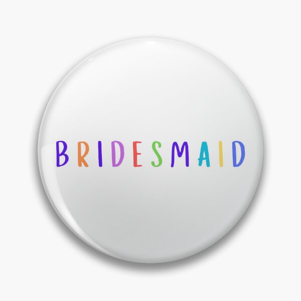Item preview, Bridesmaid Wedding Bridal Shower Colorful Bachelorette Party Gift  designed and sold by IntoClearWater.
