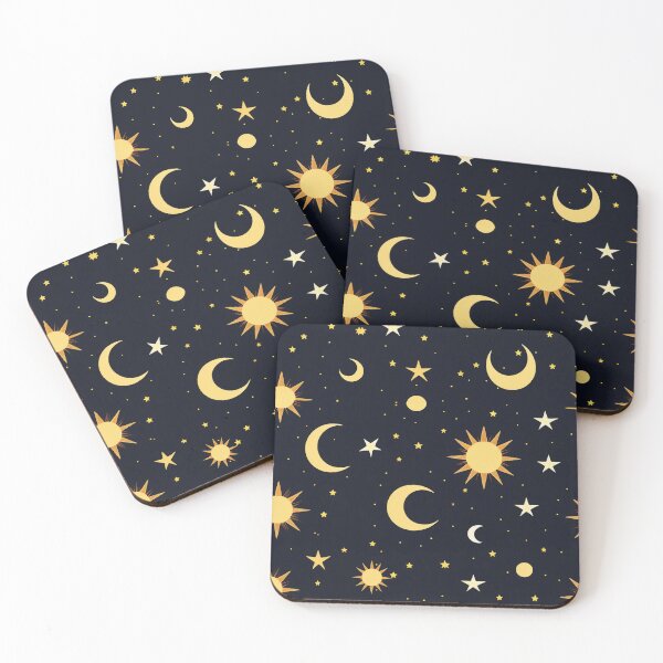 Item preview, Sun, moon, star, and cosmos pattern  designed and sold by boyangyang.