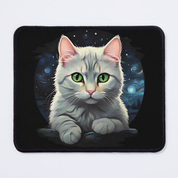 Item preview, starry night cat designed and sold by baspettersen.