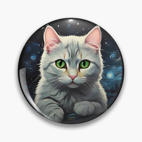 Item preview, starry night cat designed and sold by baspettersen.