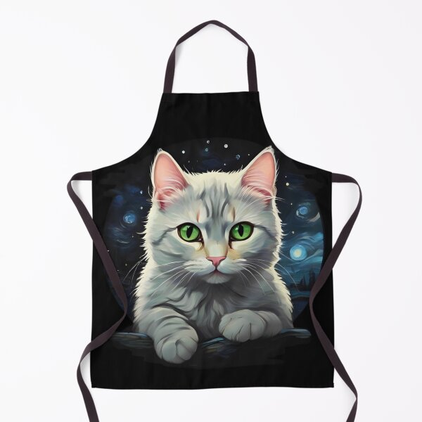 Item preview, starry night cat designed and sold by baspettersen.
