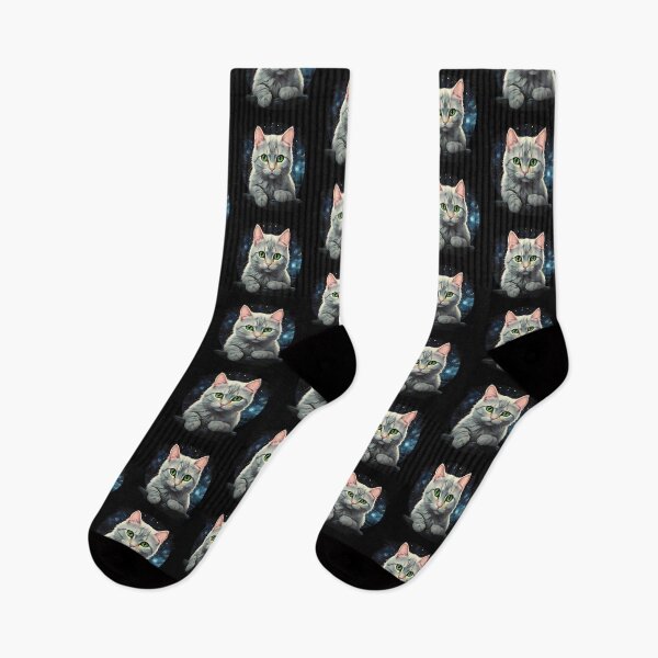 Item preview, starry night cat designed and sold by baspettersen.