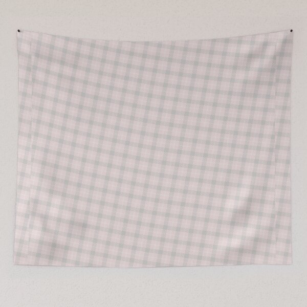 Item preview, Plaid Pattern in Soft Shades of Grey and Pink designed and sold by 2teesme.