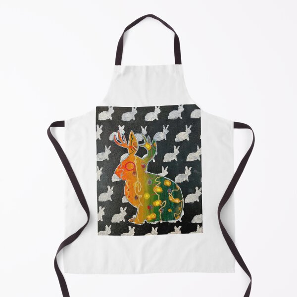 Item preview, abstract whimsical jackalope designed and sold by jbrunoartist.