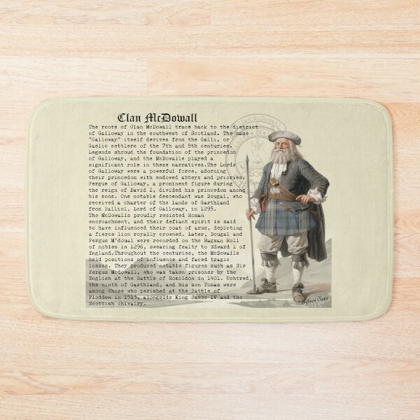 Item preview, McDowall Scottish Clan History  designed and sold by BagTown Clans.