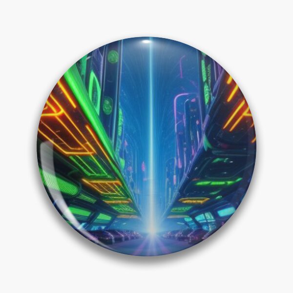 Item preview, Future Down Town Night Time City designed and sold by TheDarkWardrobe.