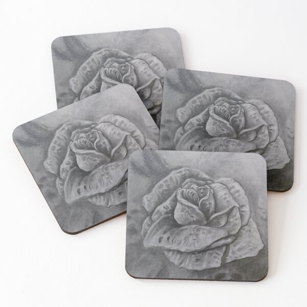 Artikelvorschau, Rose in Graphit entworfen und verkauft von Art-to-Life.