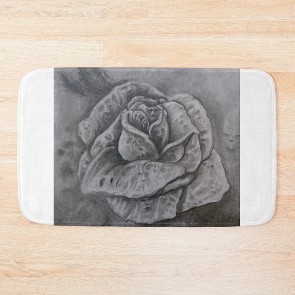 Aperçu de l'œuvre Rose en graphite créée et vendue par Art-to-Life.