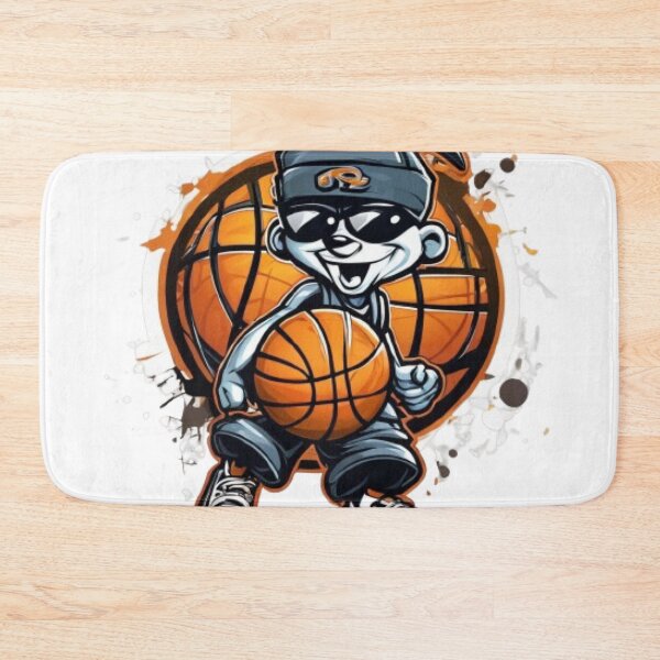 Item preview, Cartoon Character Playing Basketball designed and sold by HarmonyGuitars.