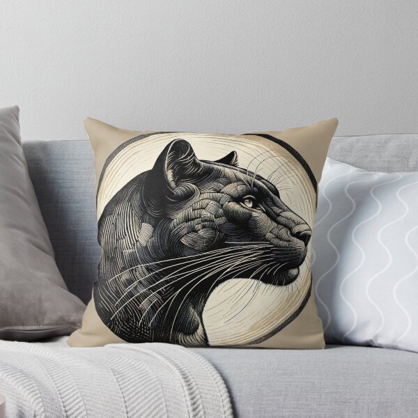 Item preview, Graceful Panther in Linear Artistry designed and sold by PictorialWhimsy.