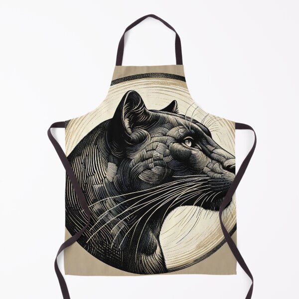 Item preview, Graceful Panther in Linear Artistry designed and sold by PictorialWhimsy.