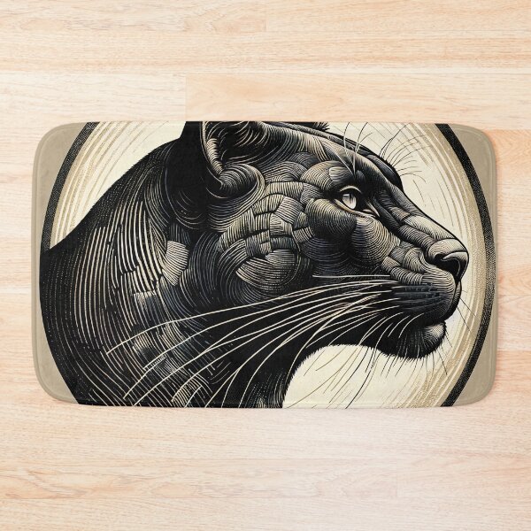 Item preview, Graceful Panther in Linear Artistry designed and sold by PictorialWhimsy.