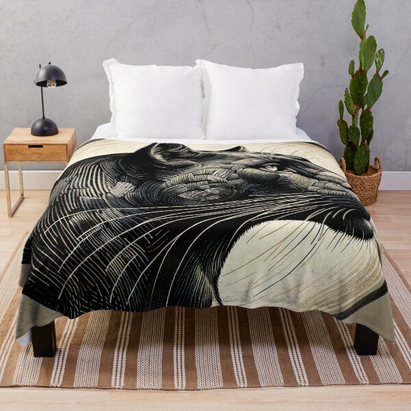 Item preview, Graceful Panther in Linear Artistry designed and sold by PictorialWhimsy.