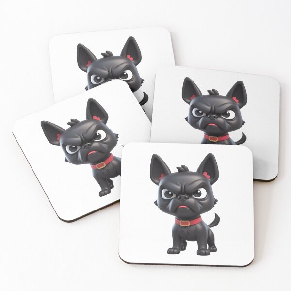 Item preview, angry dog designed and sold by TzCo.