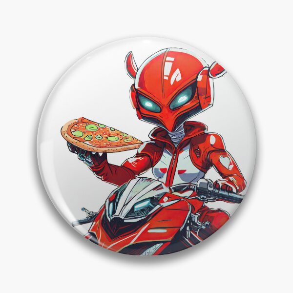 Item preview, Alien Pizza Delivery designed and sold by BADESIGNZZ.
