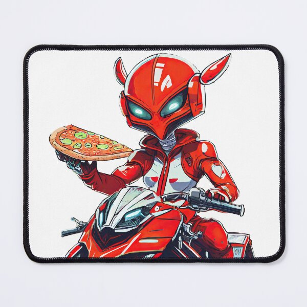 Item preview, Alien Pizza Delivery designed and sold by BADESIGNZZ.