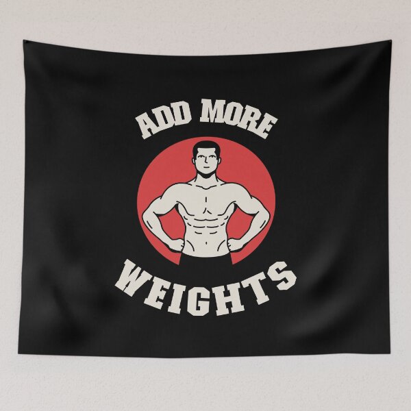 Item preview, Hey Man Add More Weights Saying As Funny Gym Workout Quotes designed and sold by ArabCorner.