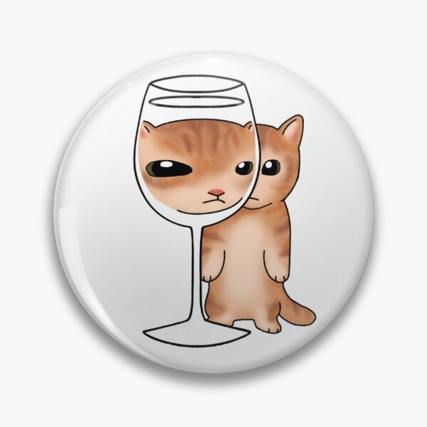 Item preview, Wine Cat designed and sold by leaundeadart.