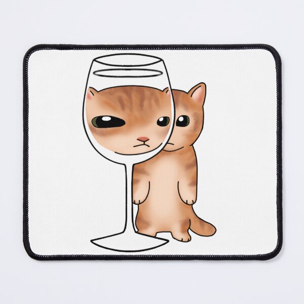 Item preview, Wine Cat designed and sold by leaundeadart.