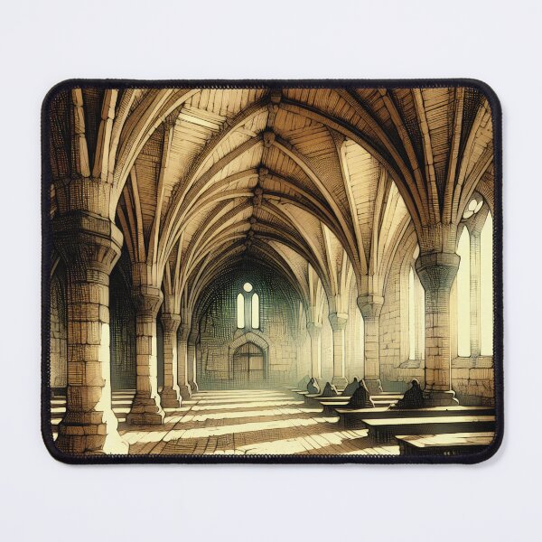 Item preview, Whispers in the Ancient Abbey designed and sold by PictorialWhimsy.