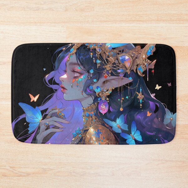 Item preview, Mystical Fantasy Butterfly Elf Anime Girl designed and sold by bubblegoth.