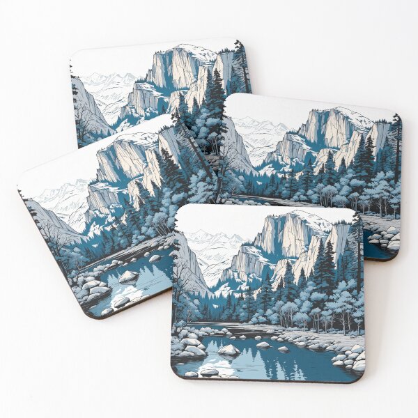 Item preview, Yosemite Landscape in Blue Tones I designed and sold by Secondearth.